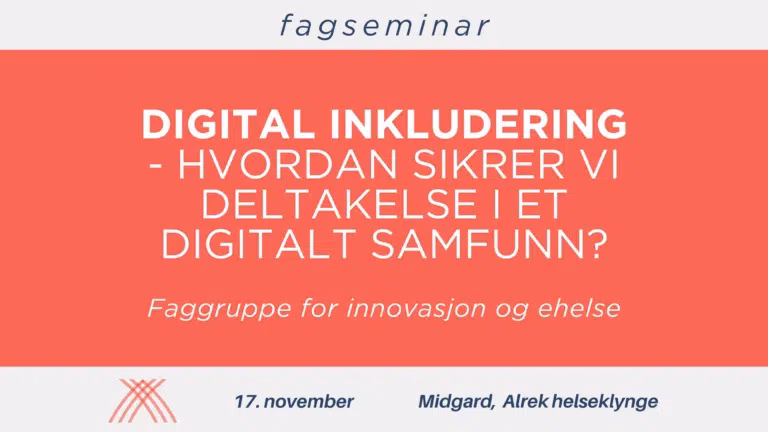 Faggruppe-for-innovasjon-og-ehelse-seminar logo